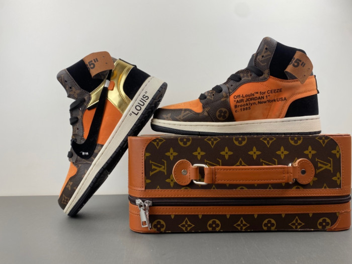 OFF-WHITE x Air Jordan 1 LV-554724-555